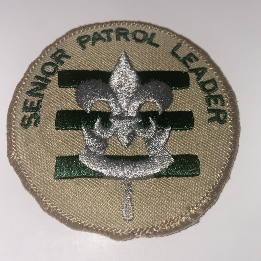 Boy Scout Senior Patrol Leader (tan) Positon Patch BC9